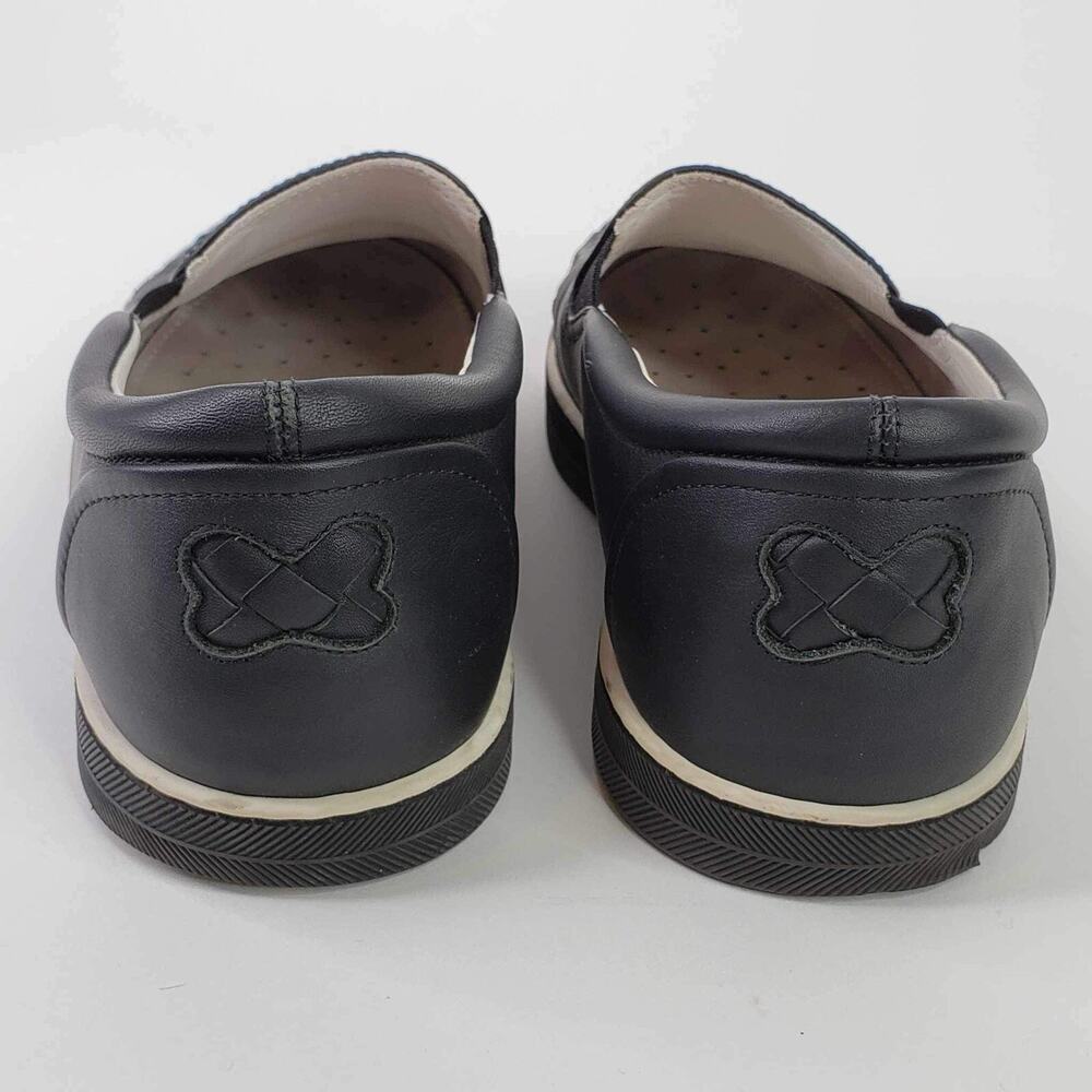Bottega Veneta Slip On Shoes Black Leather Braided Low Top Men’s 39 US 9 - Picture 5 of 9